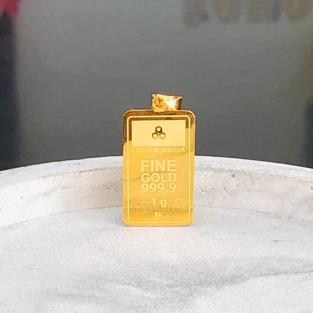 liontin emas LM fine gold 1gr 375/8k