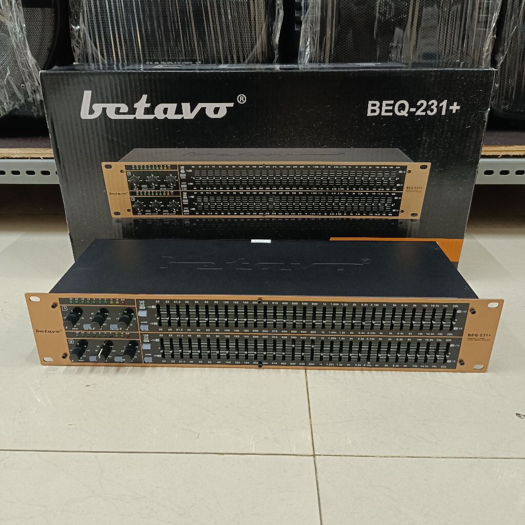 Equalizer Betavo BEQ-231+ Original / Betavo Professional Equalizer BEQ 231+