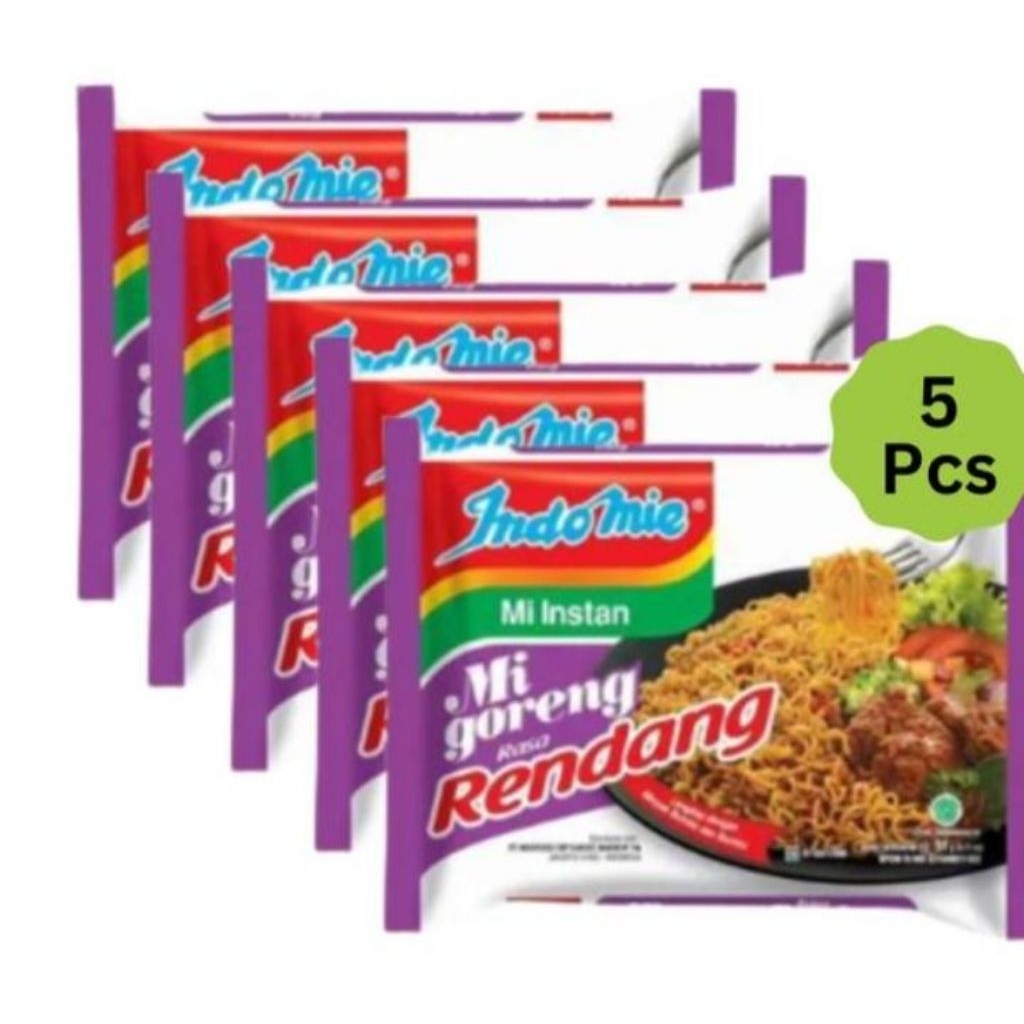

INDOMIE MIE INSTANT RENDANG BUNDLING ISI 5PCS
