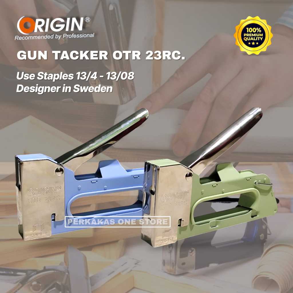

ORIGIN Gun Tacker Staples Rapide R-23 | Staples Tembak Rapide OTR-23RC Original