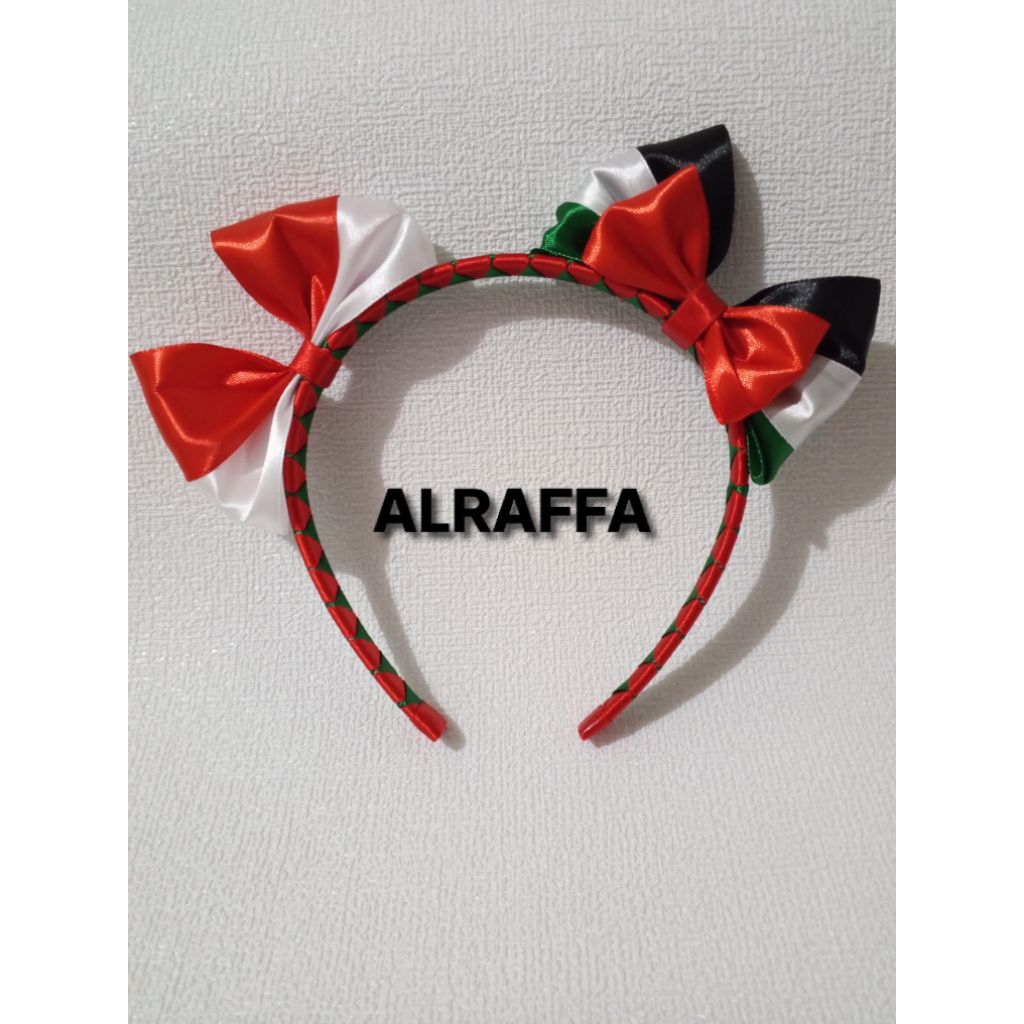 Bando merah putih palestina bando bendera Indonesia palestina aksesoris Indonesia palestina