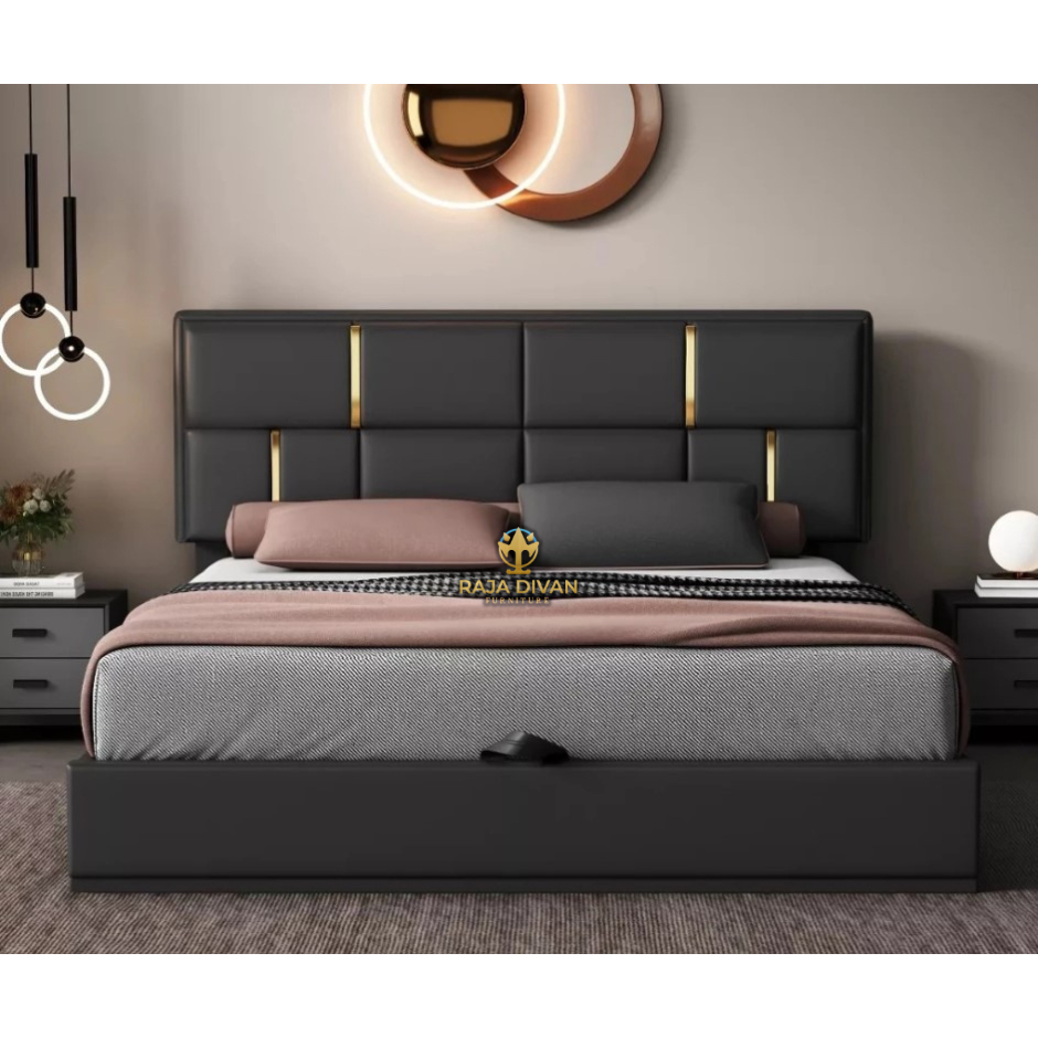 Divan Dipan Kasur Arcadia List Gold Modern Mewah Minimalis Gratis Ongkir Bandung Cimahi
