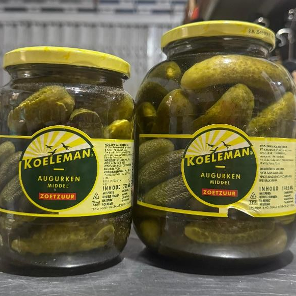 

Koeleman Aughurken Gherkin | Acar Timun | Pickled Cucumber Koeleman - 1415 ML