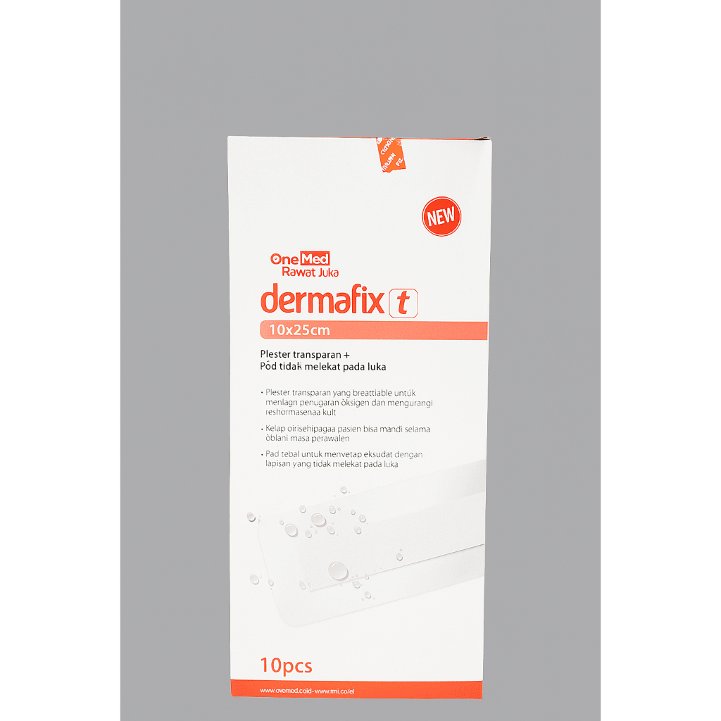 Plester Transparant Dermafix - T  Anti Air 10x25 Omemed