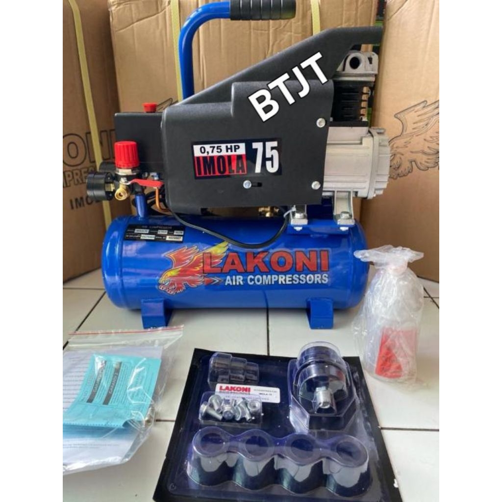 COMPRESSOR KOMPRESOR UDARA ANGIN LISTRIK 0,75 HP LAKONI IMOLA 75