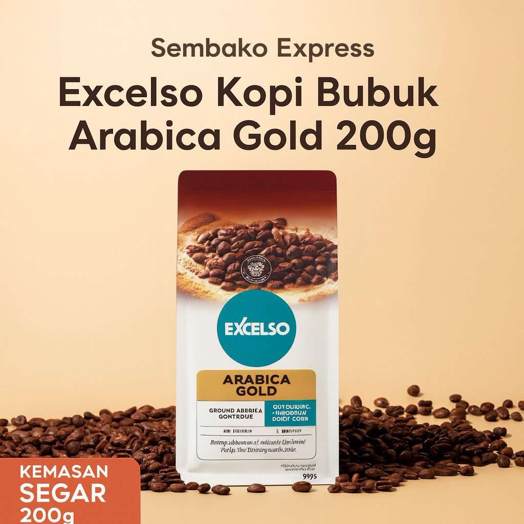 

Excelso Kopi Bubuk Arabica Gold 200 g