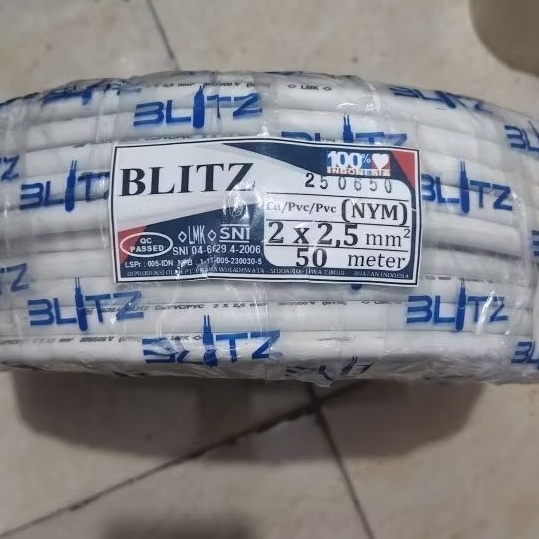 kabel 2x2,5 nym blitz SNI