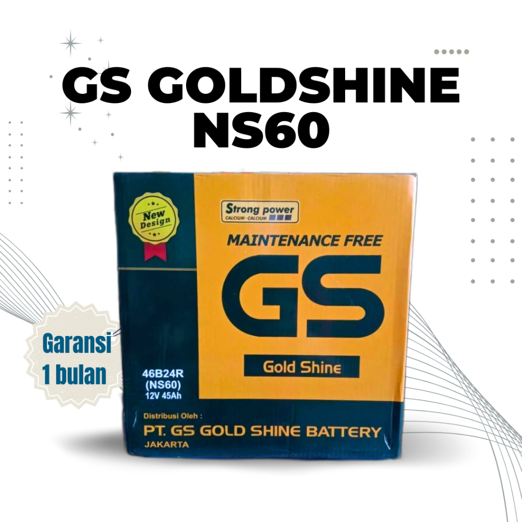 Aki GS MF NS60 Mobil Avanza, Xenia, Luxio, Grandmax, Swift, APV