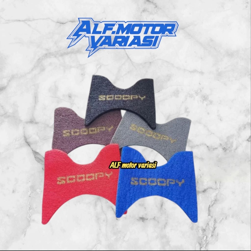 Karpet Pijakan Kaki Alas kaki Honda scoopy SPORTY STYLISH 2019 Pijakan Kaki