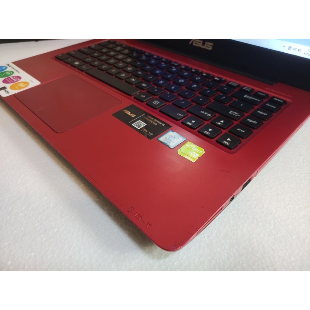 Asus A456U core i5 7200U gen 7 Ram 8GB ssd 128GB plus hdd 500GB double vga seri gaming