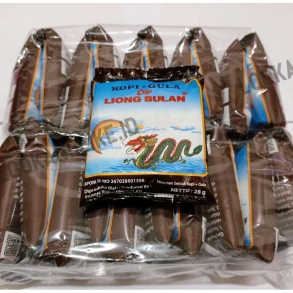 

KOPI LIONG PLUS GULA 1 PACK ISI 20