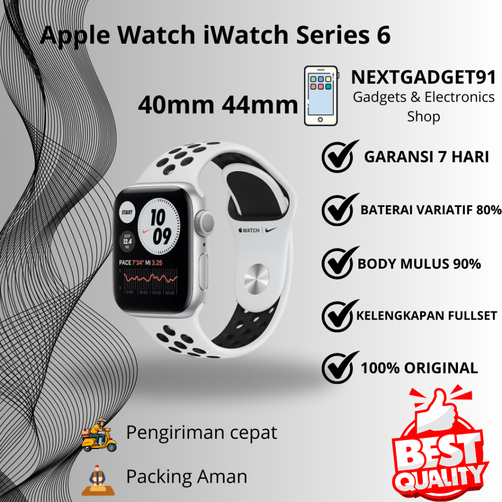 Apple Watch iWatch Series 6 40mm 44mm Second Original Best Quality - Nestgadget91