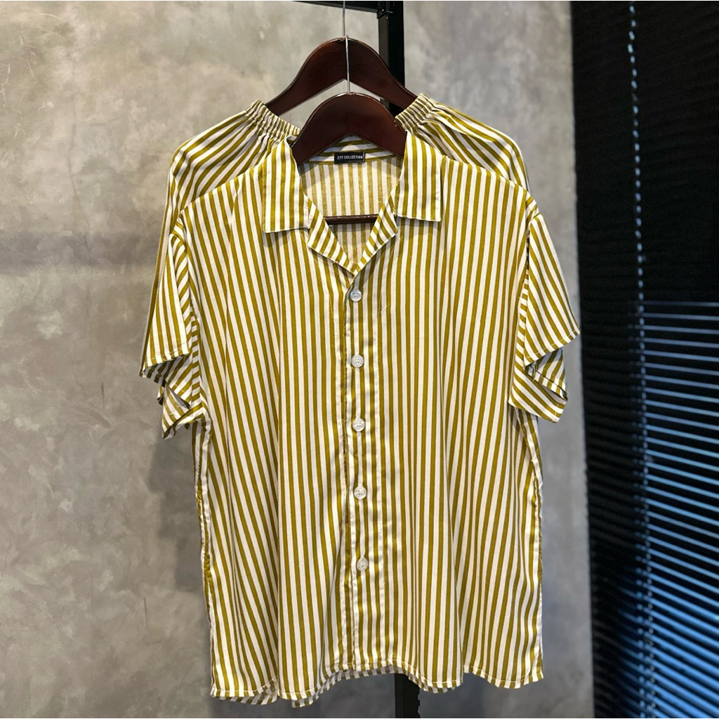 ZYT - Set Piyama Salur Premium Rayon Piyama Busui Bumil Friendly Sleepwear Set Baju Tidur Wanita Mot