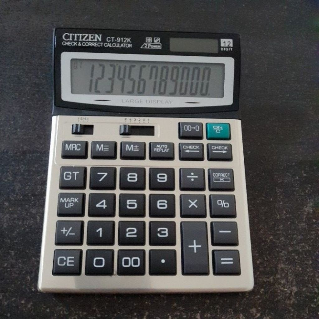 

Kalkulator Citizen CT 912K