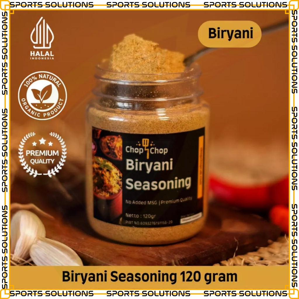 

Chopchop Biryani Seasoning - Bumbu Biryani Langsung Pakai Tanpa MSG Chopchop Biryani Seasoning - Bumbu Biryani Langsung Pakai Tanpa MSG, Pengiriman Cepat chopchop Biryani Seasoning - Bumbu Biryani Langsung Pakai Tanpa Msg BUMBU INSTANT NASI ARAB