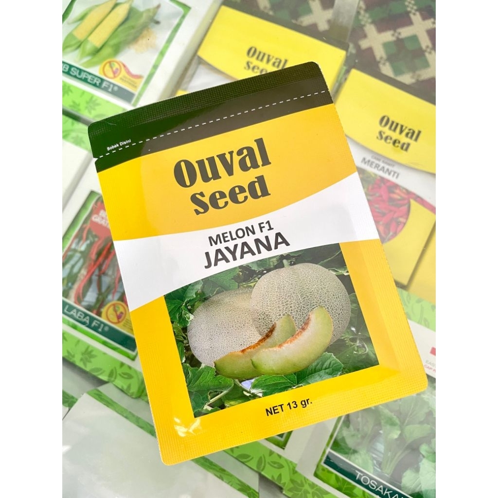 benih melon Jayana F1 Ouval Seed/bibit melon unggul Jayana F1 isi 13 gram exp 2026