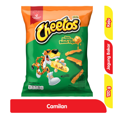 

Cheetos Makanan Ringan Rasa Jagung Bakar Keju 120 g LMR