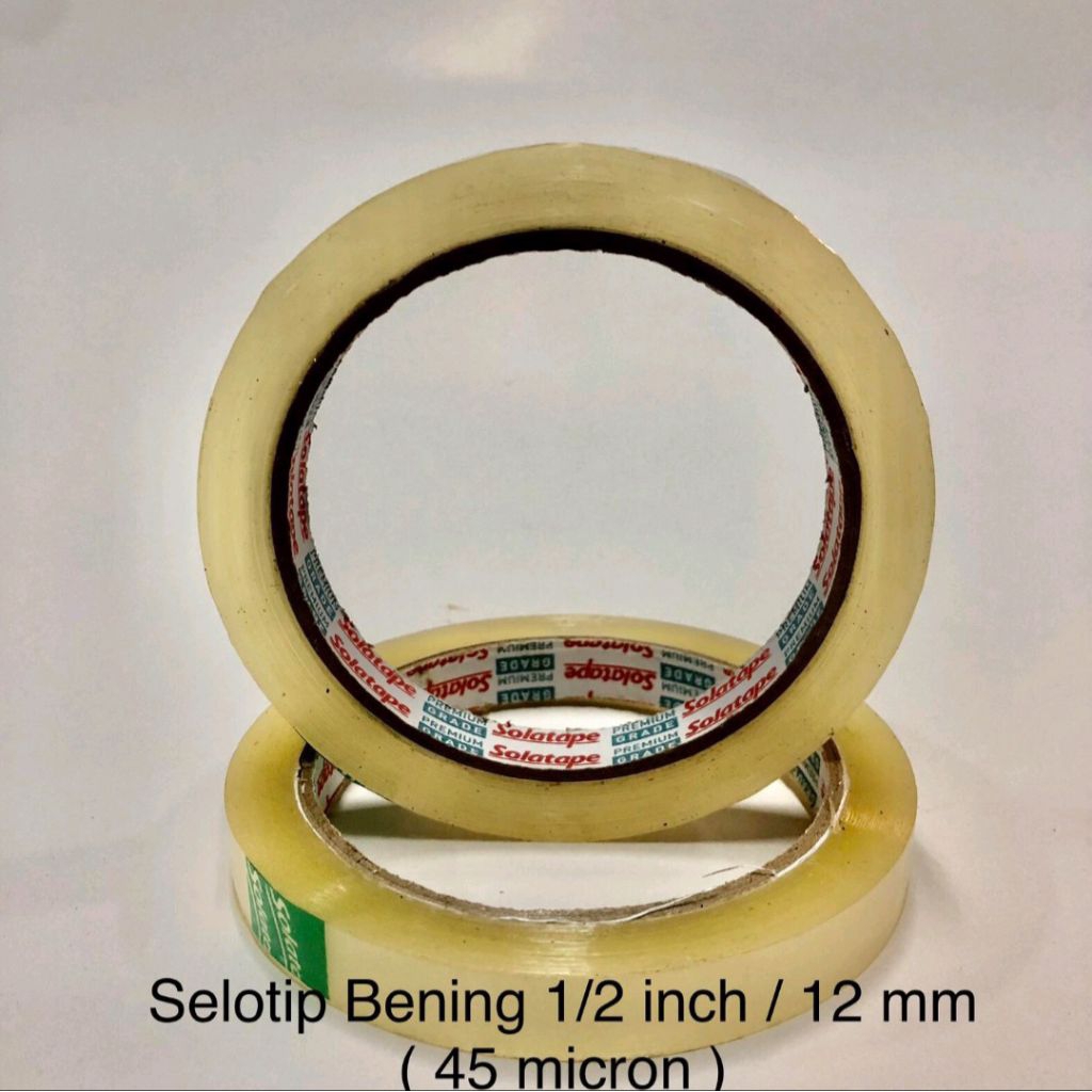 

Selotip Bening 1/2 Inch (12 mm)