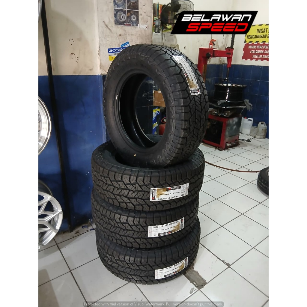 Ban Mobil Hankook AT ukuran 265 60 R18 Ring 18  Hankook Dynapro AT2 Extreme-siap pasang