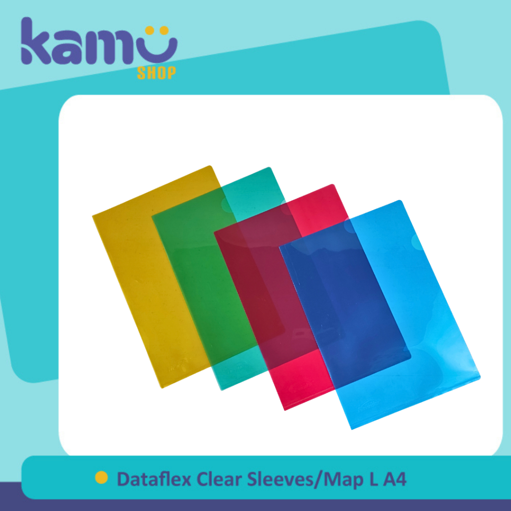 

Dataflex Map L Clear Sleeves A4 / Map Plastik A4 (Isi 12pcs)