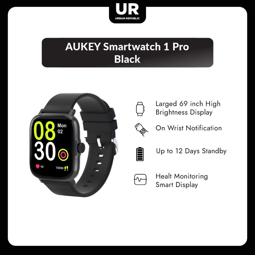 AUKEY Smartwatch 1 Pro - Black