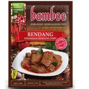 

Bumbu basah instan cap Bamboe rasa Rendang 35 gram