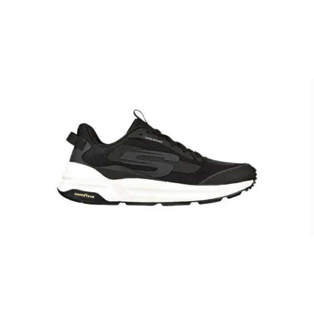 Sepatu Pria Casual Skechers Global Jogger Black White hitam putih original