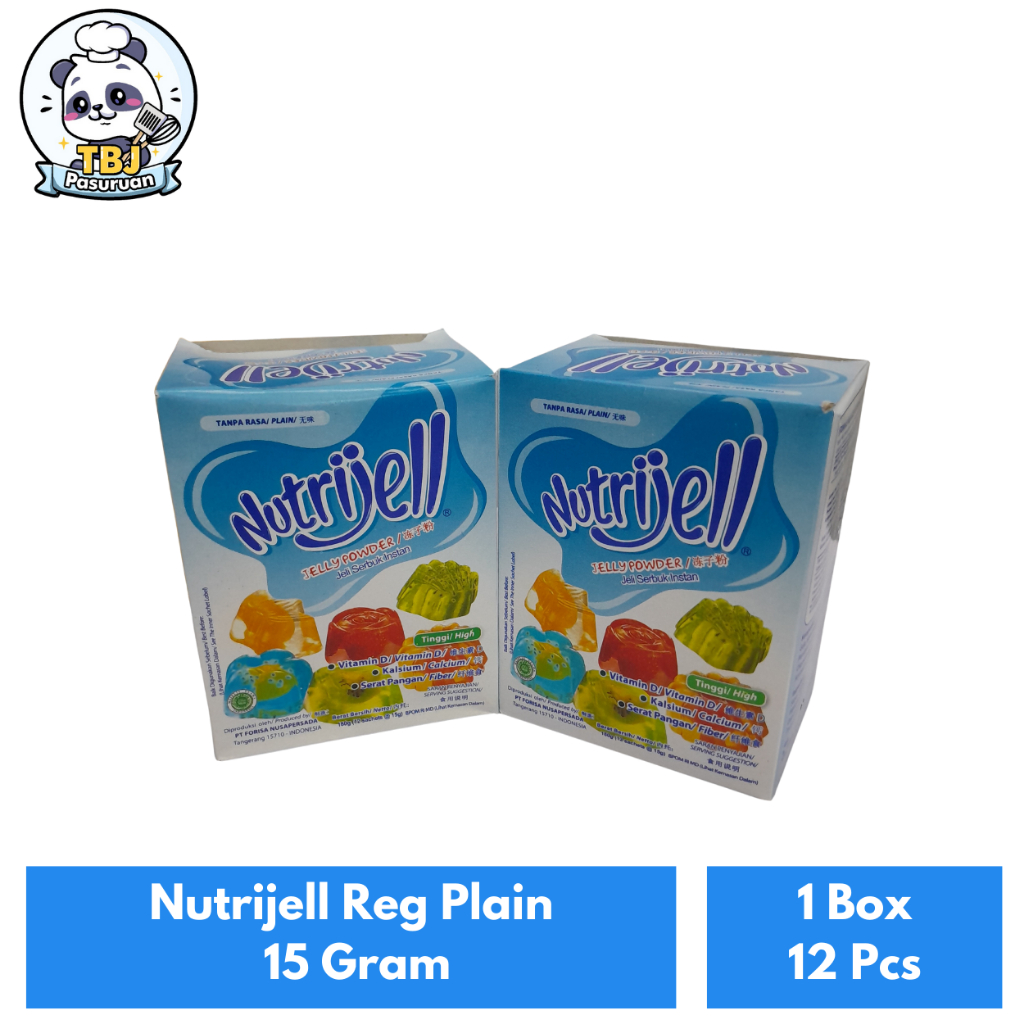 

Nutrijell Reg Plain 15 Gram Kemasan 1 Box Isi 12 Pcs