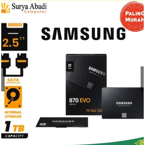 SSD Samsung EVO 870 1TB | SSD Samsung 500GB | SSD Samsung 250GB