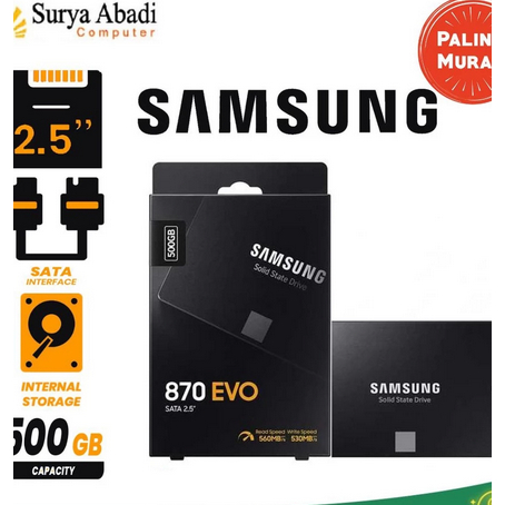 SAMSUNG SSD 870 EVO 500GB 2.5" SATA 870 EVO SSD | Ssd Samsung 500gb