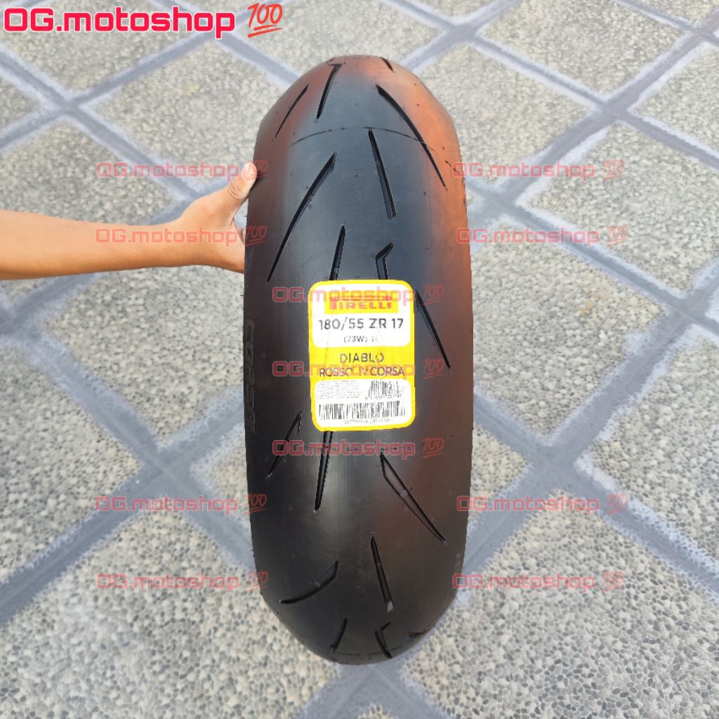 Ban Pirelli Diablo Rosso 4 Corsa 180/55-17 ZX25R ZX25RR ZX4RR R6 CBR600 Z800 ZX6R ZX636