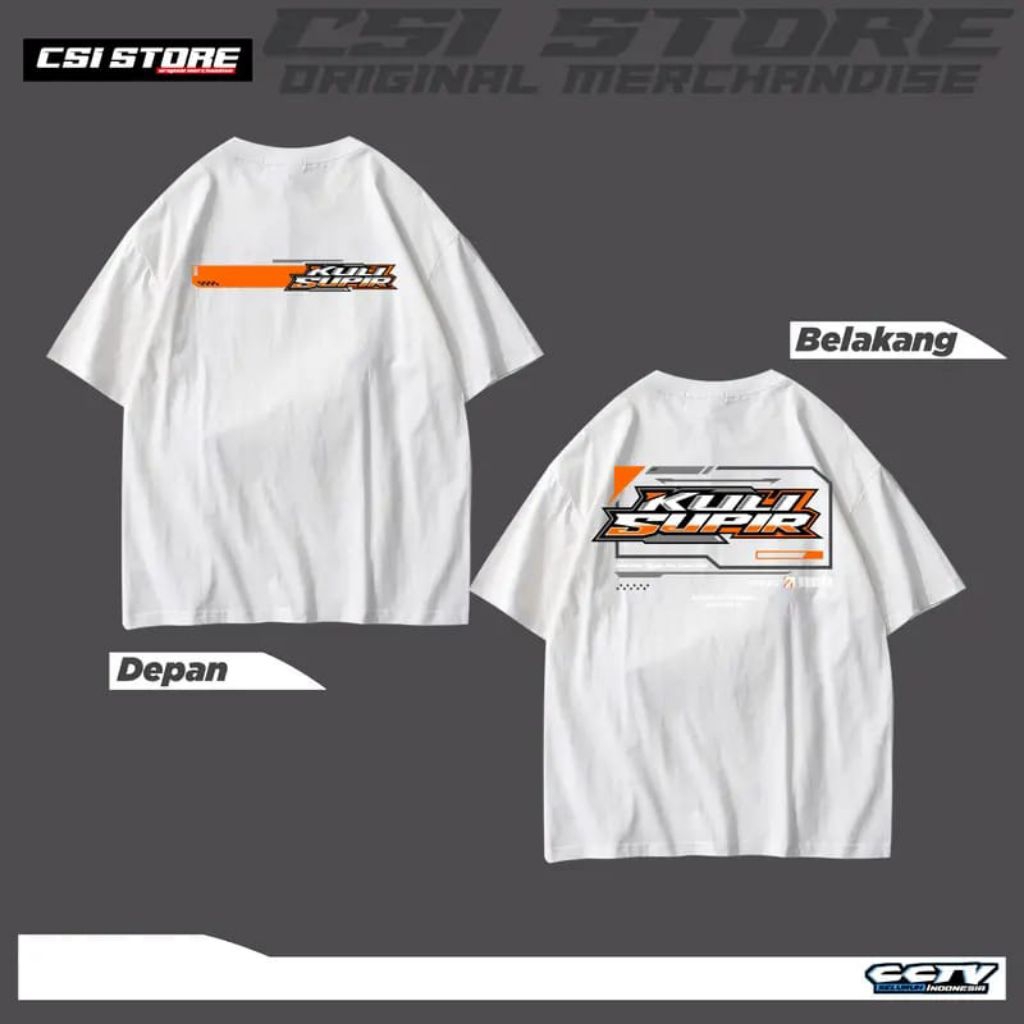 Kaos Kuli Supir V2 / Baju Distro Kuli Supir / Pakaian Pria wanita / Atasan