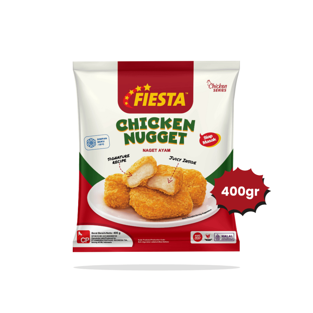 FIESTA CHICKEN NUGGET 400GR | Frozen Food Fiesta Chicken Nugget 400gr Fiesta Chicken Nugget 400gr