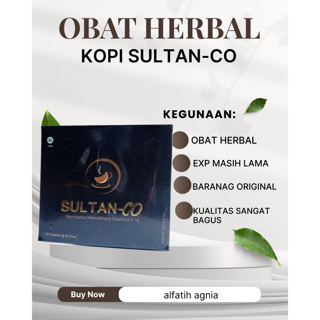 

Kopi kopi Herbal Stamina Pria Kopi Sultan Sultan-Co Promil