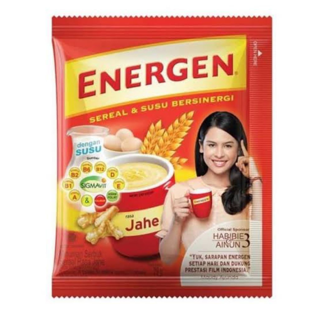 

Energen Jahe Isi 10's – Hangatnya Bikin Badan Segar & Semangat!