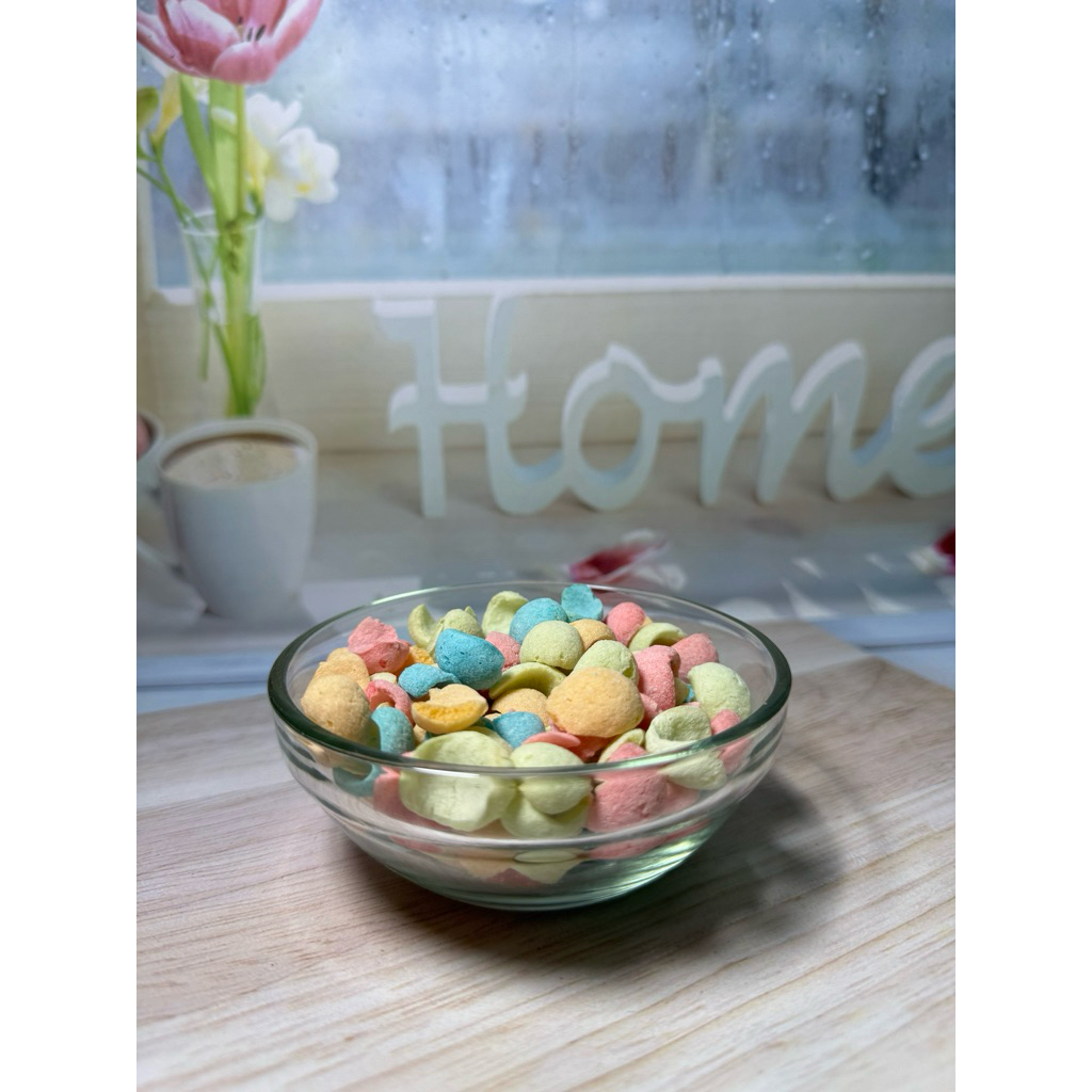 

Cereal corn puff with fruity flavor REPACK 30gr/ Cereal rasa buah repack 30 gr