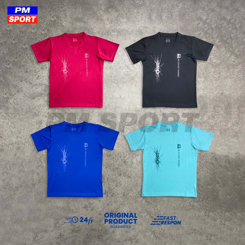 JERSEY BADMINTON KAOS BAJU BULUTANGKIS RS REINFORCE SPEED HN 754 JNR JUNIOR JR ANAK ANAK ORIGINAL