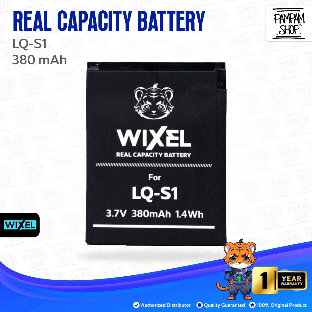 WIXEL Baterai LQ-S1 for Smart Watch DZ09 U9 U10 A1 W8 X6 M26 DZ10 DZ11 V8 Mito 555 Batre Batrai Batt