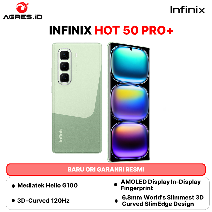 INFINIX HOT 50 PRO PLUS 8GB 256GB GREY BLACK PURPLE PINK GARANSI RESMI