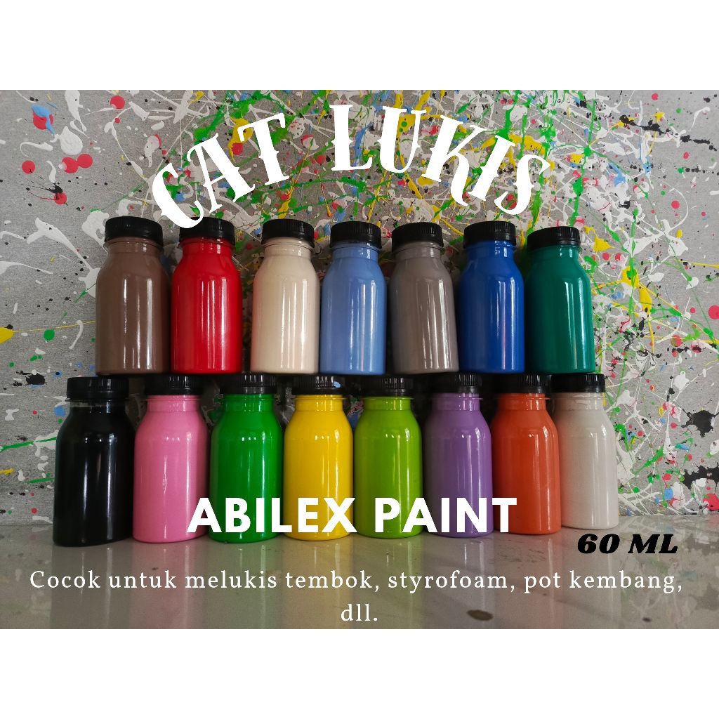 cat lukis tembok , styrofoam, dll