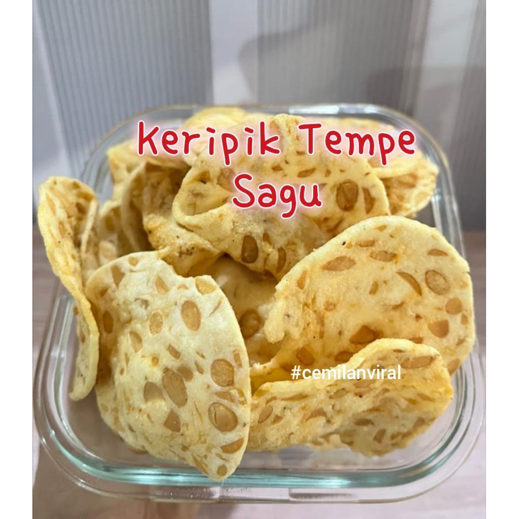 

Cemilan Viral Keripik Tempe Sagu Crispy Snack Camilan Food Kripik Makanan