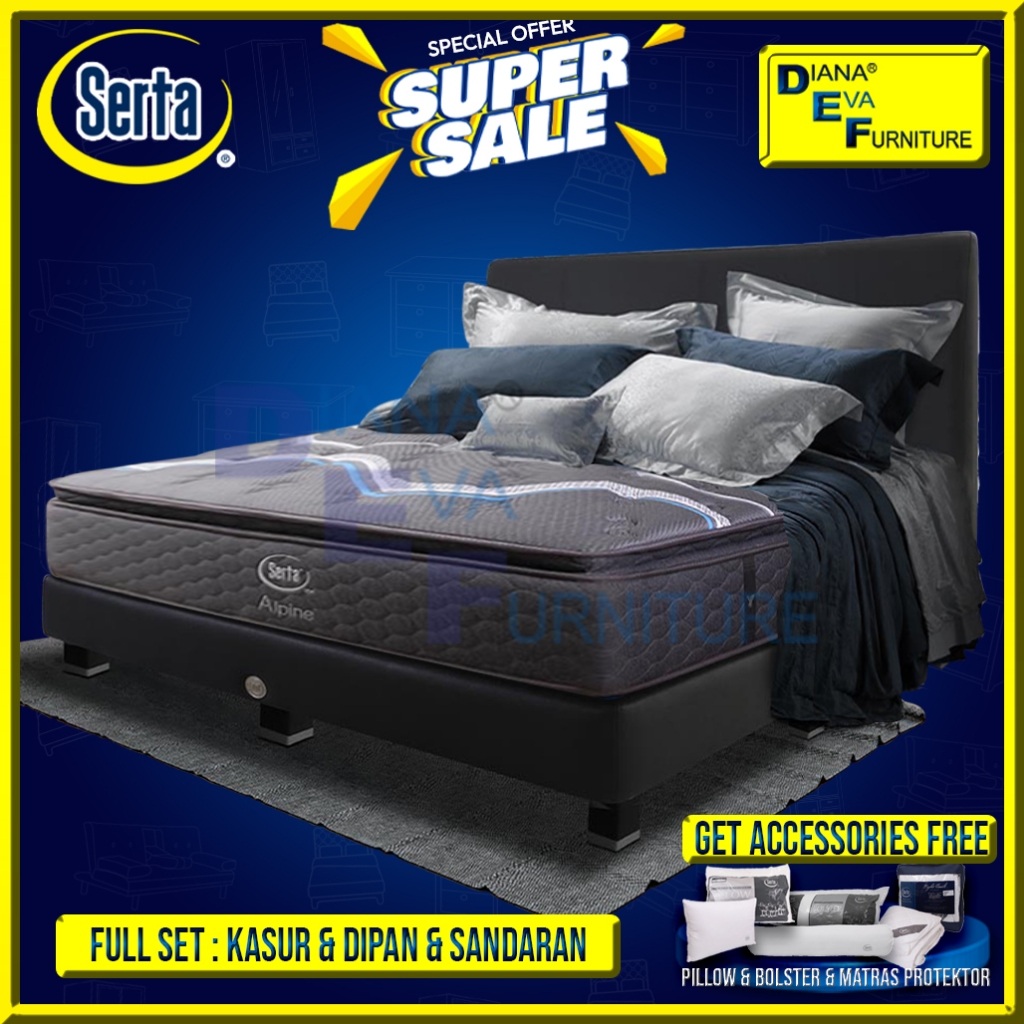 Serta Alpine SET Promo Kasur Springbed