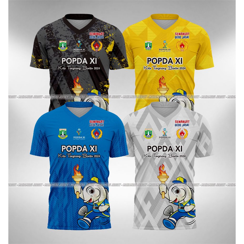 Jersey POPDA Banten 2024 Pekan Olahraga Pelajar Daerah