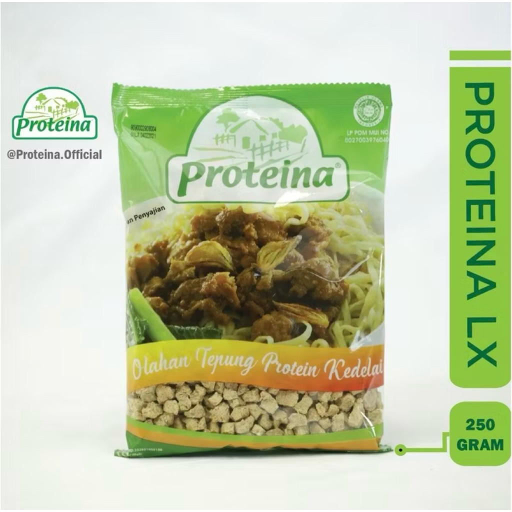

Proteina LX 250gram / Protein Nabati / Daging Nabati