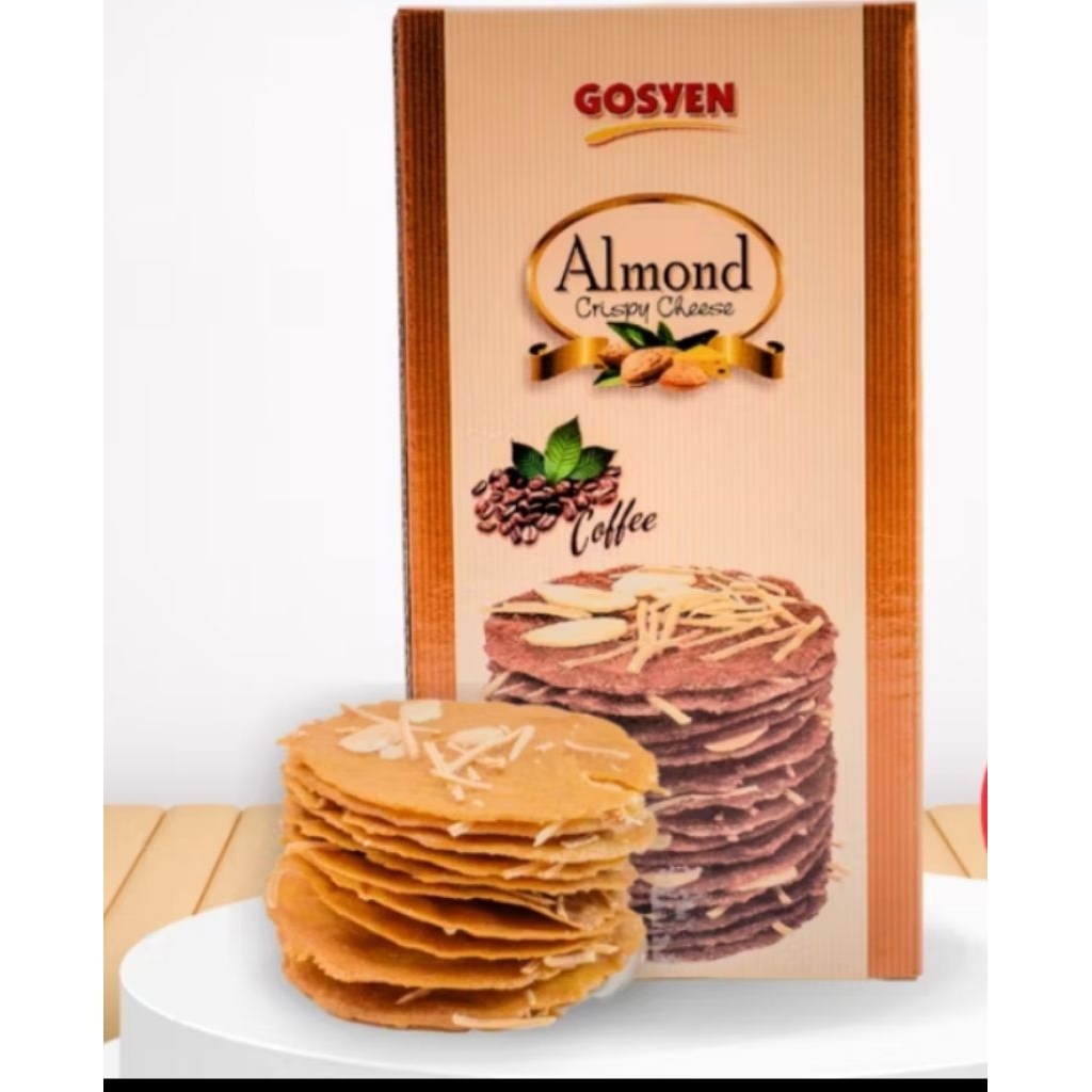 

almond crispy gosyen free bubble wrap+ packing dos by primarasa oleh oleh surabaya