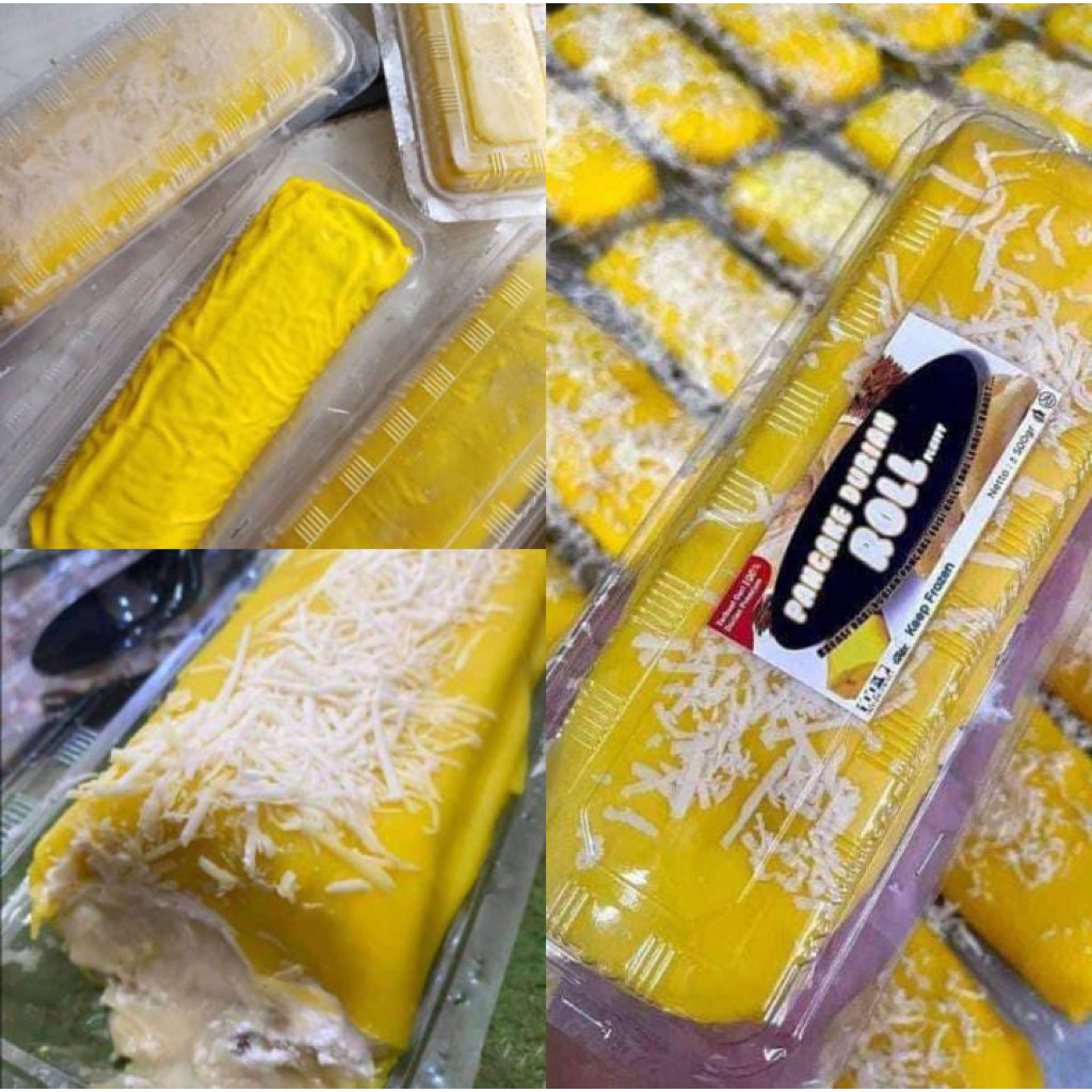 

pancake durian roll