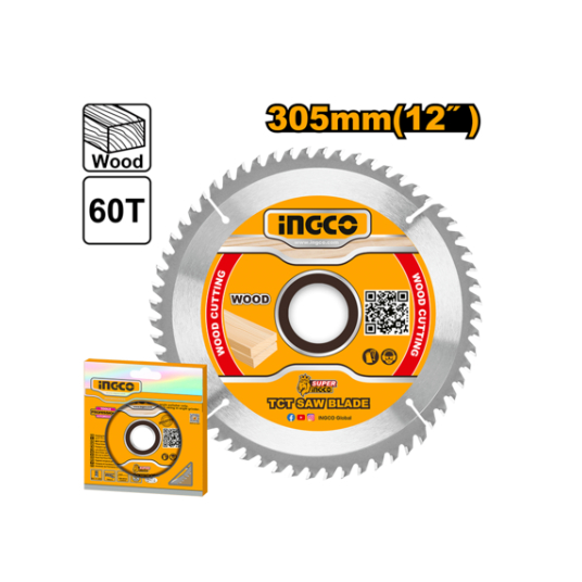MATA CIRCULAR SAW 60 T 305MM TCT SAW BLADE 12 INCH INGCO TSB130523