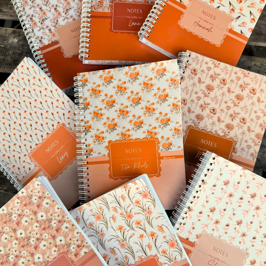 

Notebook A5 custom jilid spiral / buku catatan / buku meeting / agenda / buku tulis / buku kuliah