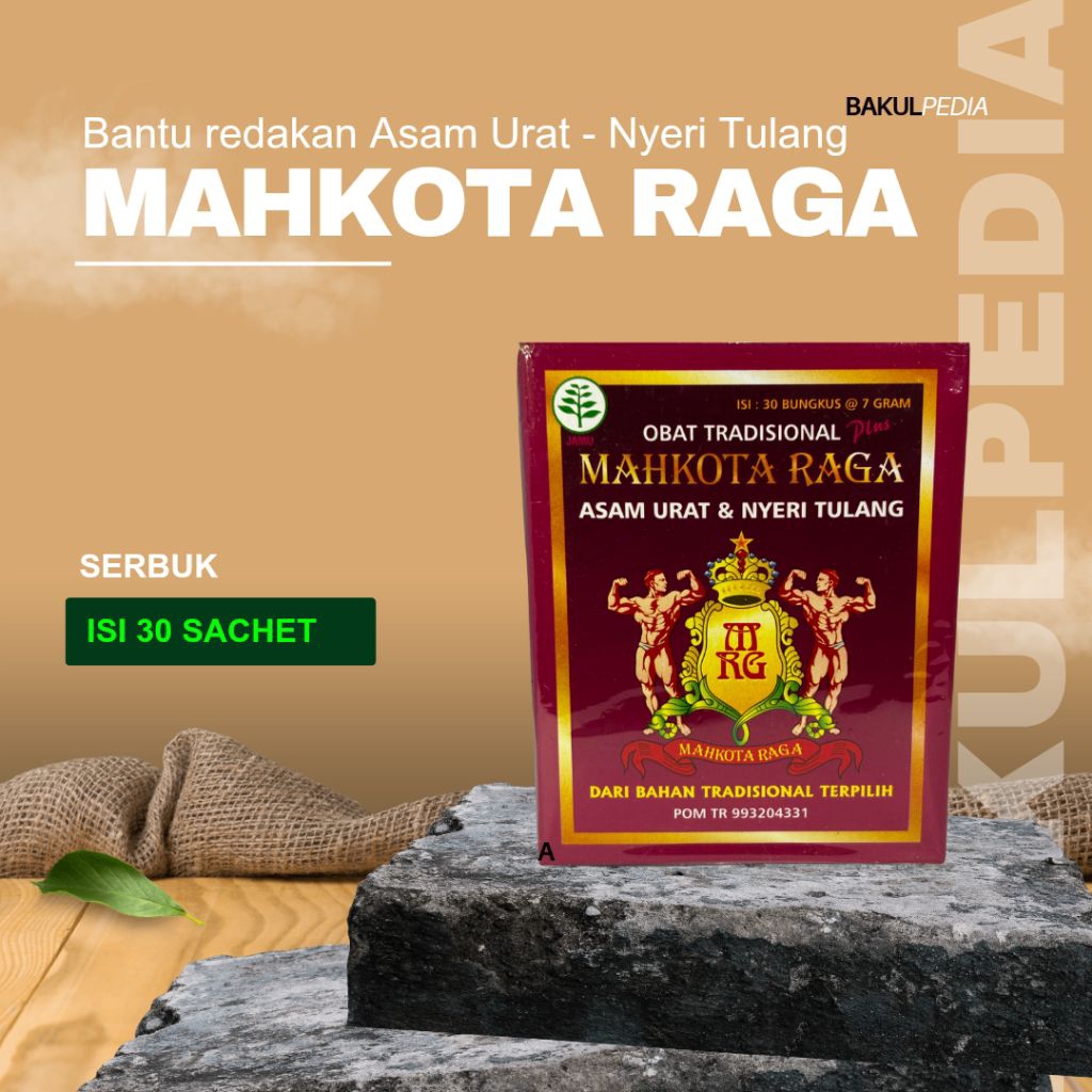 

Serbuk Ramuan jamu herbal Mahkota Raga bantu jaga kesehatan tulang dan stamina