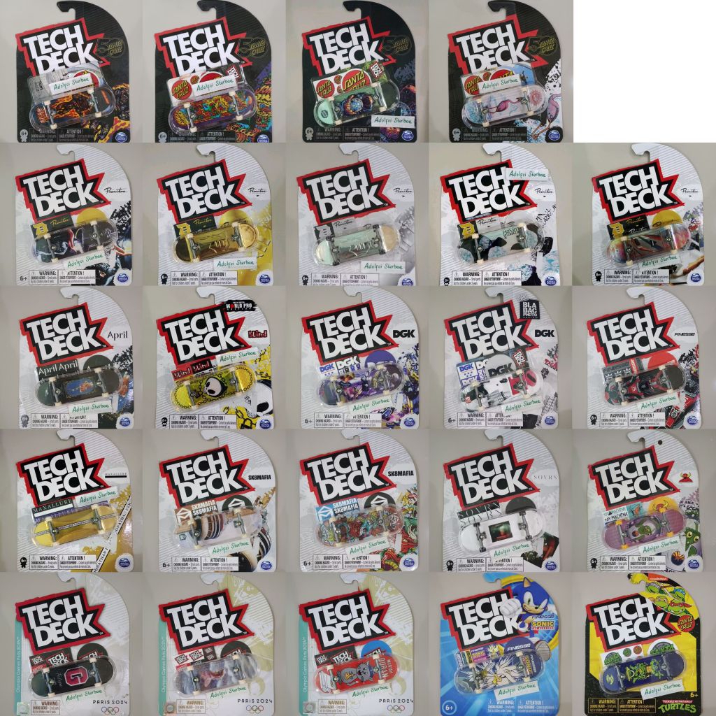 tech deck primitive skateboarding ultra rare golden platinum silver rodriguez blind santa cruz tom a